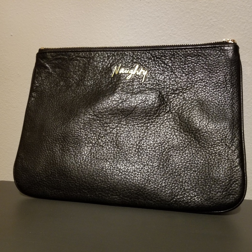 Rebecca Minkoff Black Leather Clutch